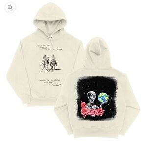 Grateful Dead Dark Star Lyric Graphic Hoodie